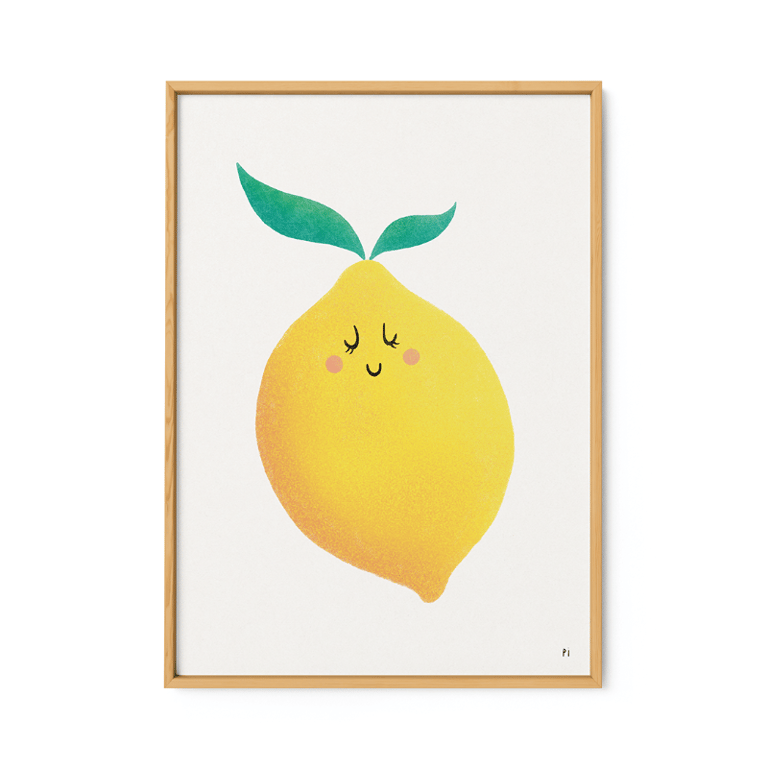 Citronfjæs – plakat billede 2