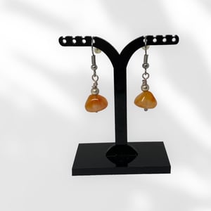 Orange Øreringe – produktbillede