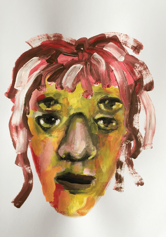 Mand med flere øjne