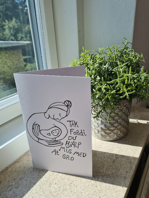 Kort: tak fordi du hjalp mig med at gro (3)