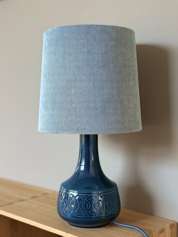 Upcycled vintage bordlampe - Søholm Keramik