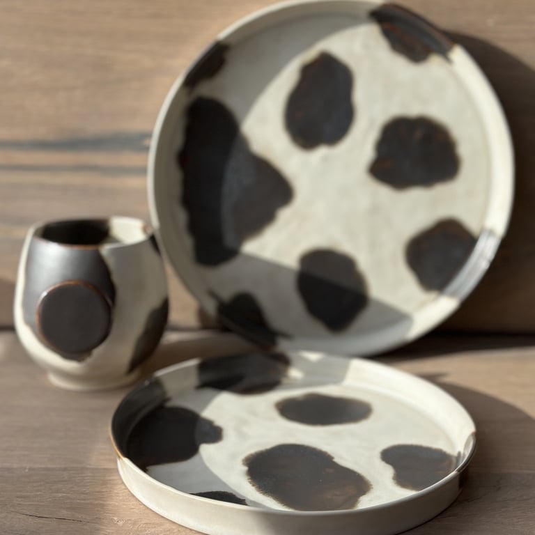 Cow tallerken billede 3