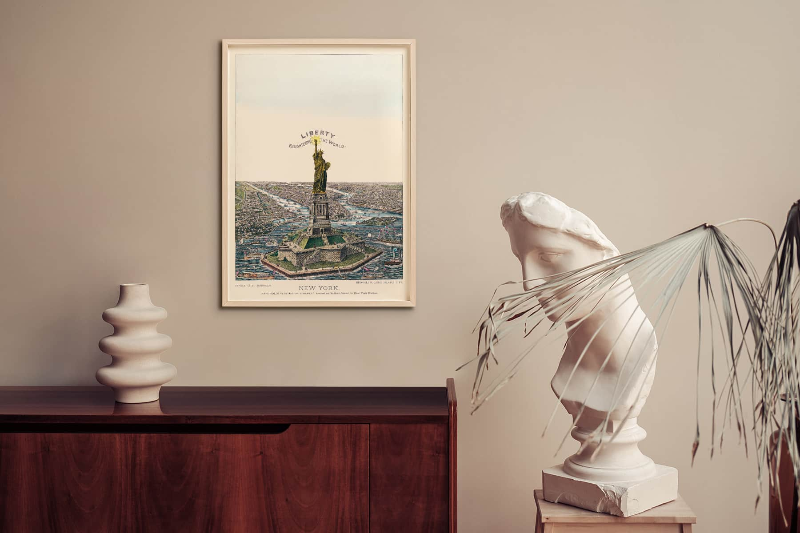 Plakat - Frihedsgudinden New York billede 3