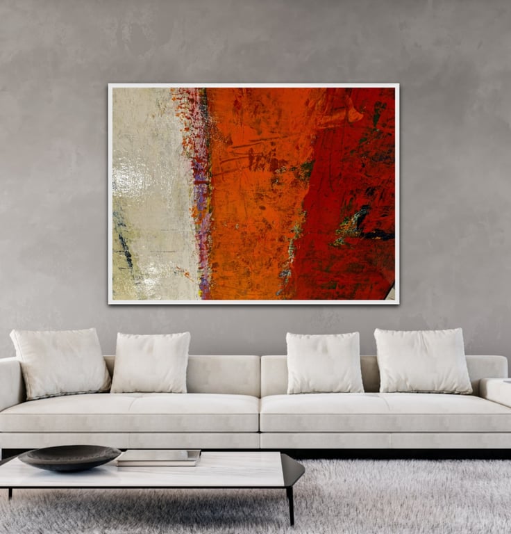#1285  120x100 cm SOLD billede 2