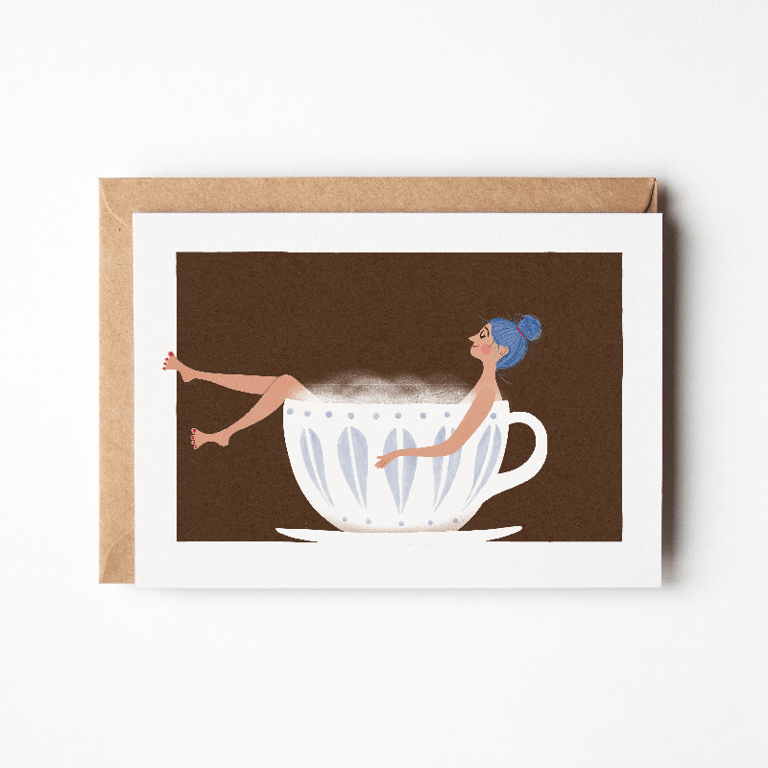 Kaffebad – kort