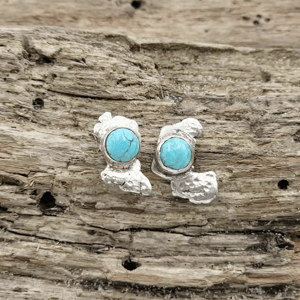 Unika turkis ørestikker. – produktbillede