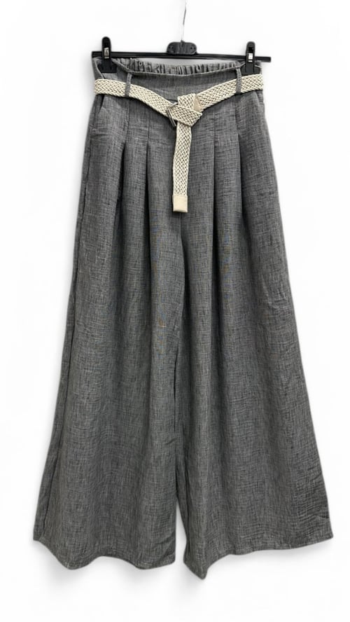 Iris viscose klassisk pants, Grey. Onesize 36-42. (3)