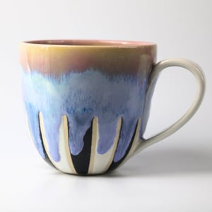 Tivoli kop med hank - lilla nuancer – produktbillede