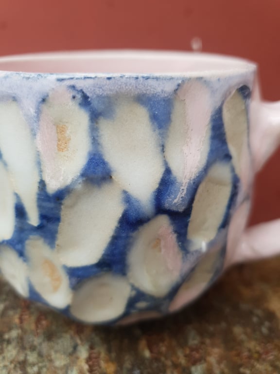 Rosa og blå kop (3dl) billede 3