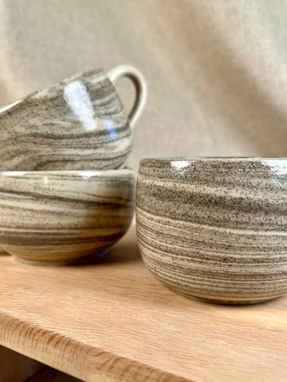 Marmor kopper m. hank (lille) billede 3