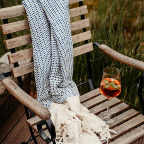 Gordion håndklæde - Blå