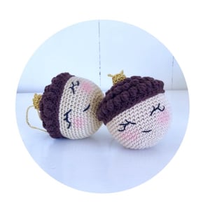 Agern Julekugle – produktbillede