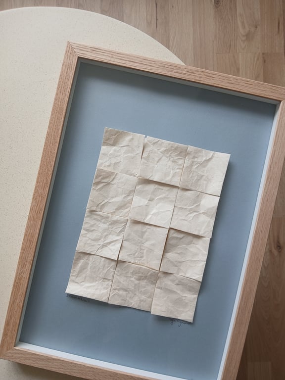 A3, structure tiles no.1, indrammet 