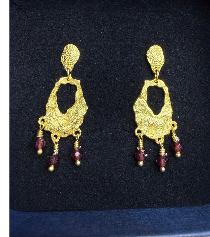 Vega - Øreringe (Forgyldt Sterling Sølv)