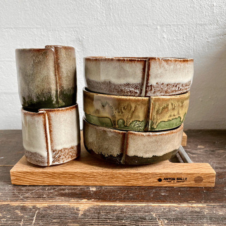 Kop med overlap, gylden billede 3