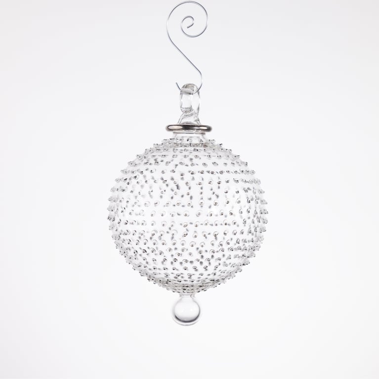 JULEKUGLE DESIGN 1006 KRYSTAL MED GULD ELLER HVIDGULD billede 4