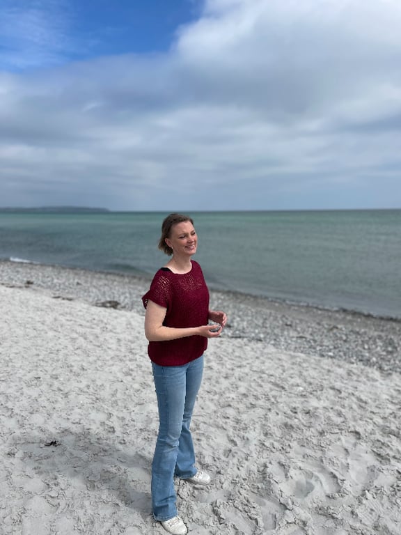 Ebeltoft Summer Top strikkeopskrift billede 6