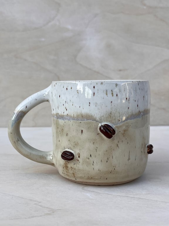 Far kaffebønne kop. 350 ml. H: 8,5 cm billede 2