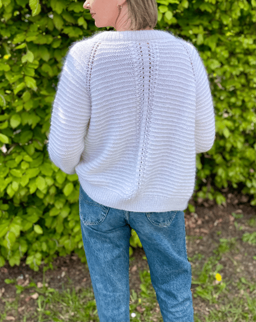 Stripe Cardigan strikkeopskrift (4)