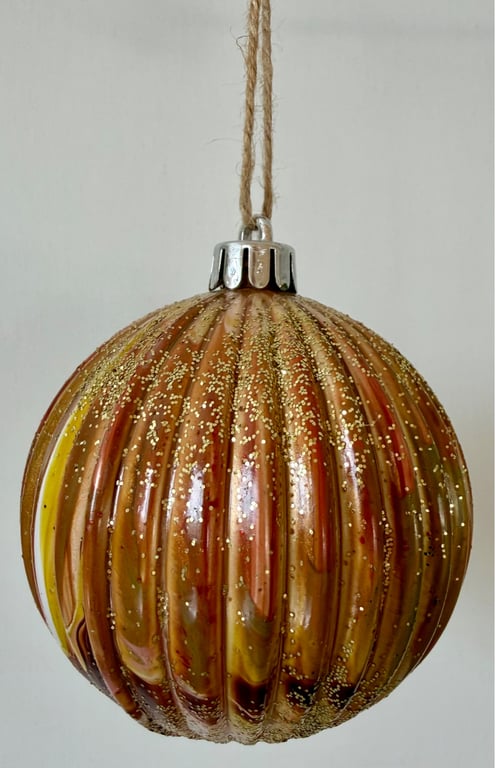 Kunst julekugle 41