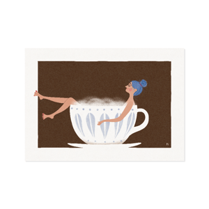 Kaffebad – plakat – produktbillede