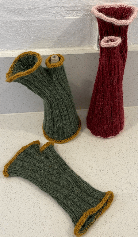 Kit: Pulsvarmere - opskrift og garn i 15 valgfrie farver  billede 3