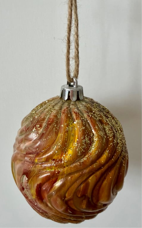 Kunst julekugle 78