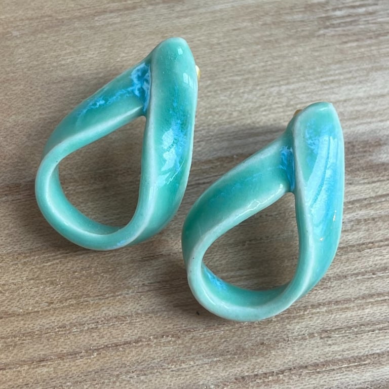 Grønne øreringe billede 6