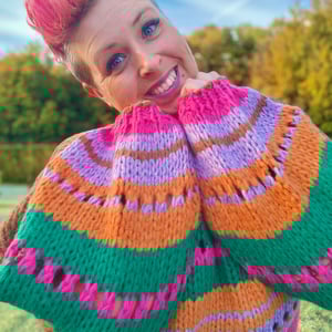 Nickie Strik Brun  – produktbillede