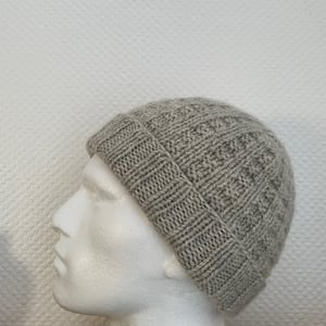 Digital opskrift: Herrelækker Hue STRUKTUR  (voksen - unisex) – produktbillede