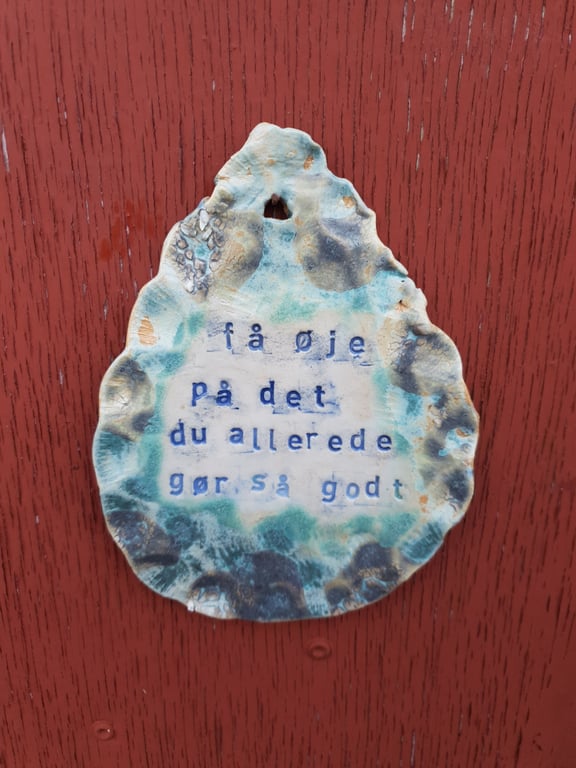 få øje på det du allerede gør så godt - ophæng