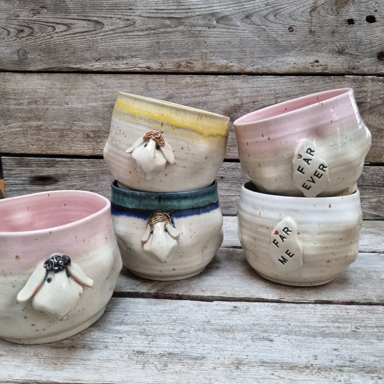 Får kop hvid glasur billede 6