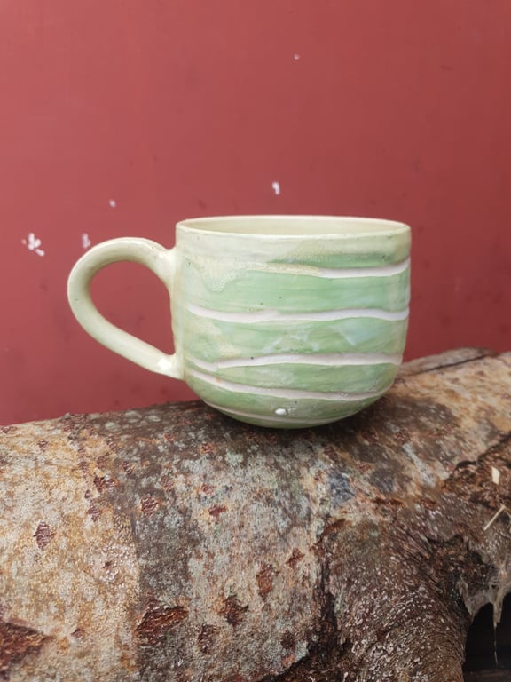 Syngende ansigtskop med hank ( 3 dl ) billede 3