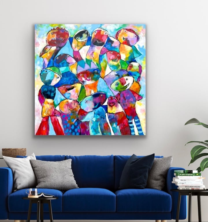 100cm x 100cm billede 5