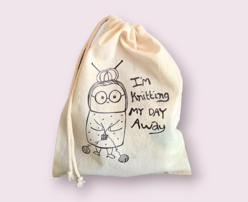 Projektpose: im knitting my day away (2)