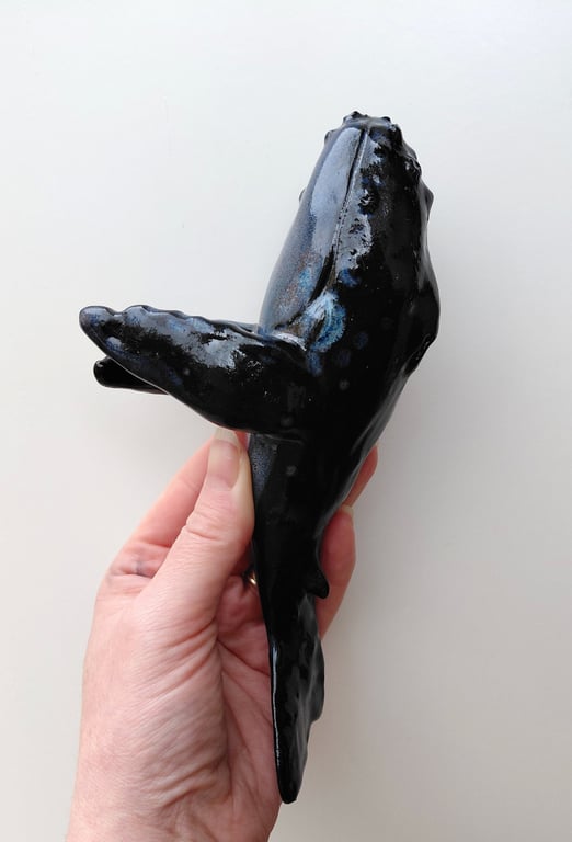 væghængt dansende pukkelhval 