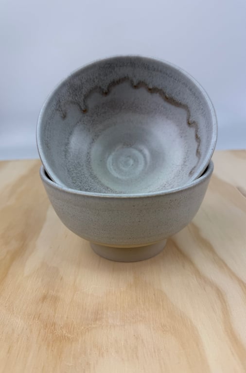 Skifergrå Skål - Ø 12,5 cm (2 ens) billede 3
