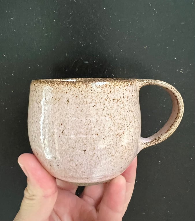 Kop m. hank &amp; hjerte (S) - rosa billede 2