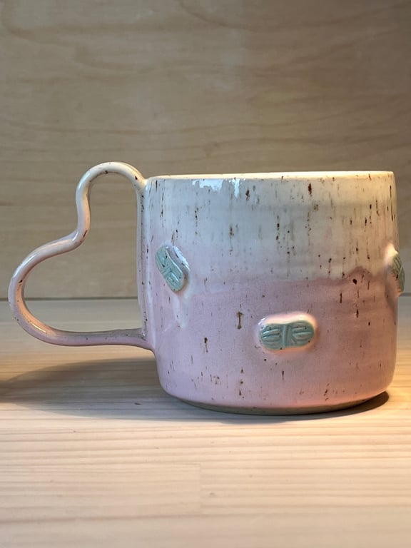 Garnnøgle krus, 370 ml. H: 8 cm billede 3