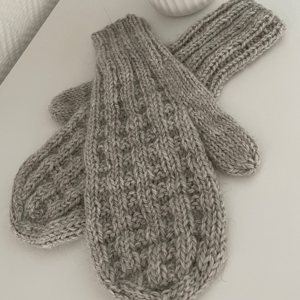 Printet opskrift: Herrelækker Luffer STRUKTUR  (voksen) – produktbillede