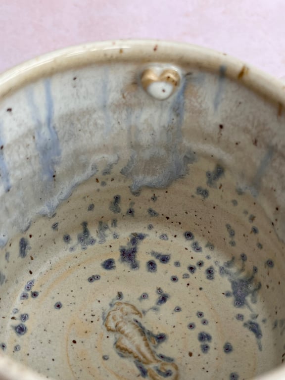 Strand kop. 330 ml. H: 7,5 cm billede 3