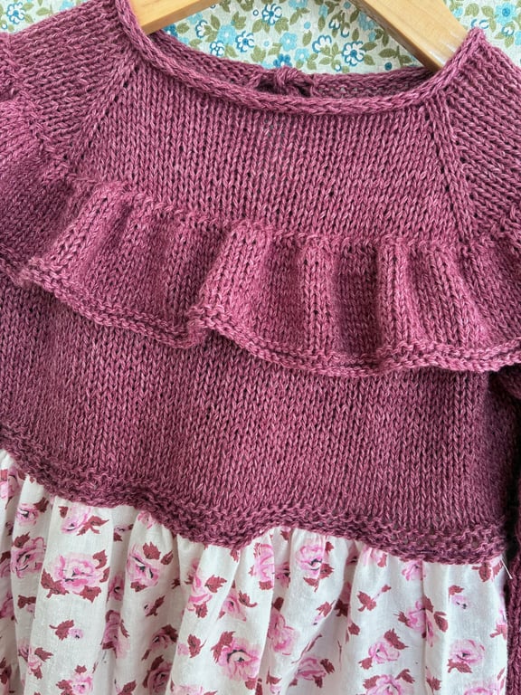 Digital opskrift: Annas flæsekjole - med syet skørt (barn)  billede 5