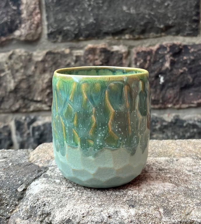 Facetskåret unika kop billede 2