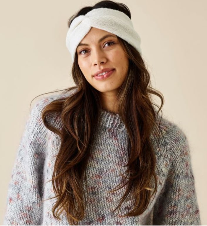 Kit: Pandebånd i Hannah garn (Cashmere, Silke og Merinould) billede 2