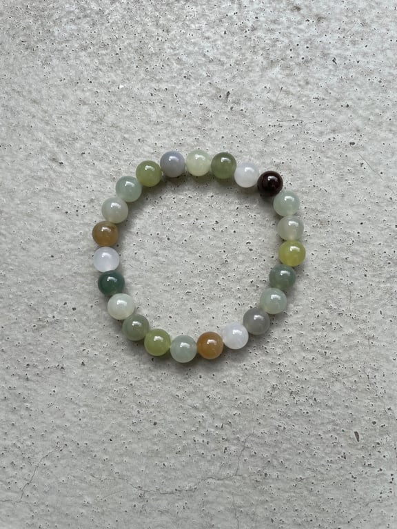 Multi Grøn Jade Nefrit - Kvalitet AA billede 3