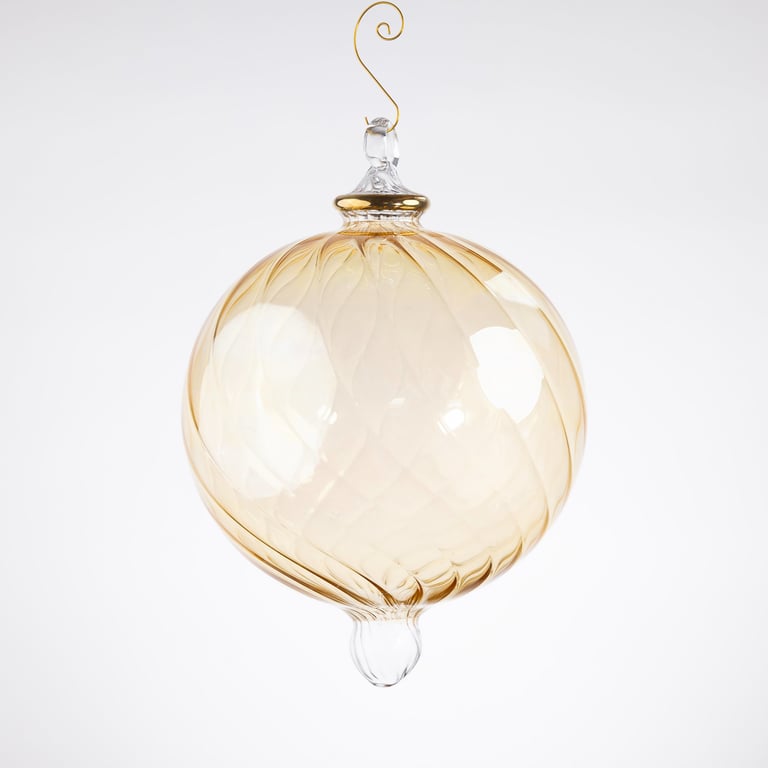 JULEKUGLE DESIGN 1030 GOLDEN MED GULD billede 5