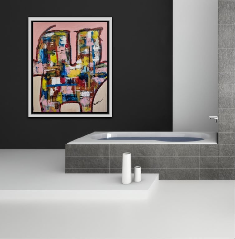 #1125 Maleri 100X120 cm SOLD billede 3
