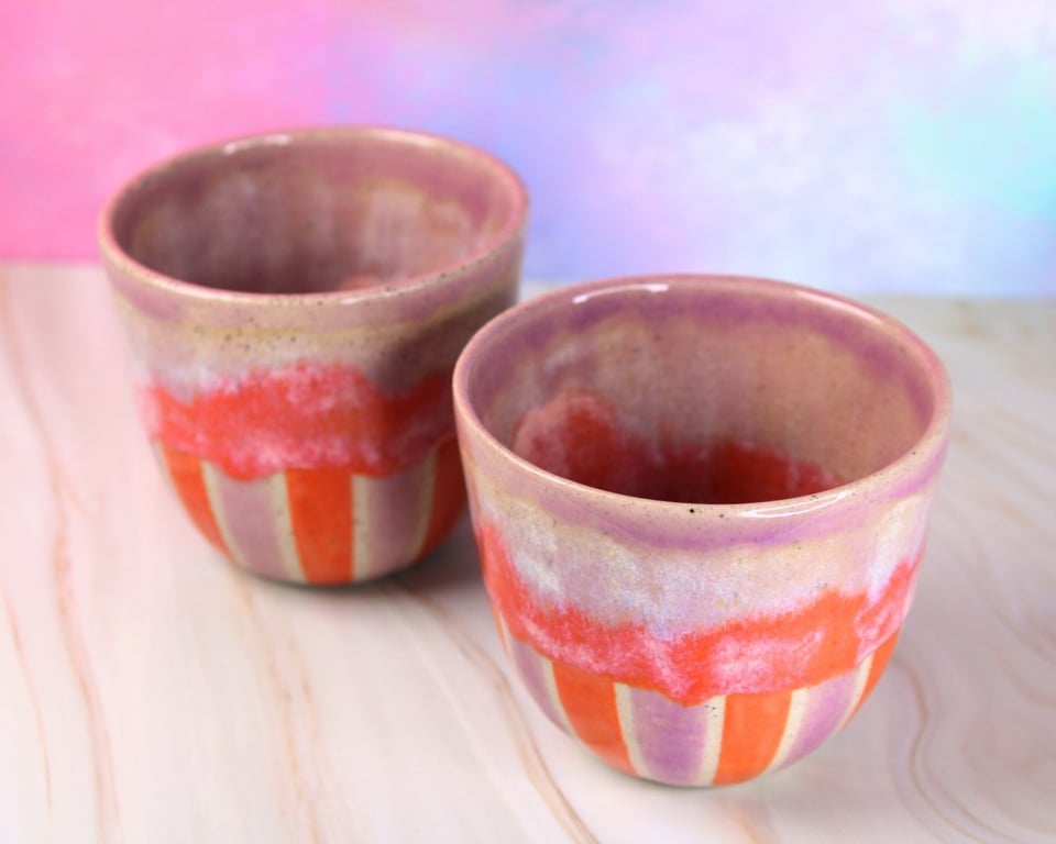 Tivoli-krus, orange og lilla nuancer billede 2