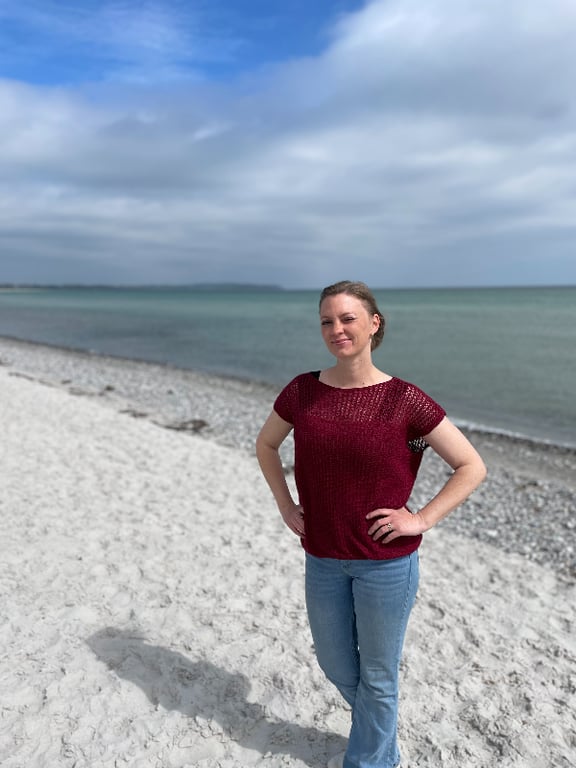 Ebeltoft Summer Top strikkeopskrift billede 3