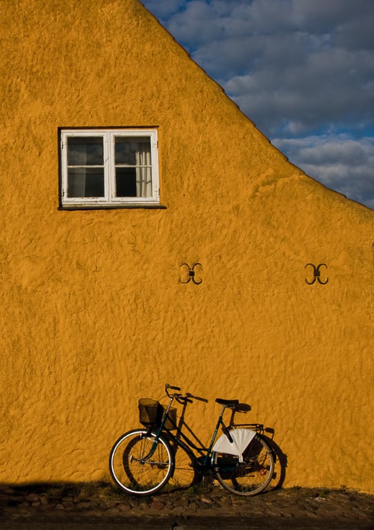 En cykel i Kittenstræde i Præstø